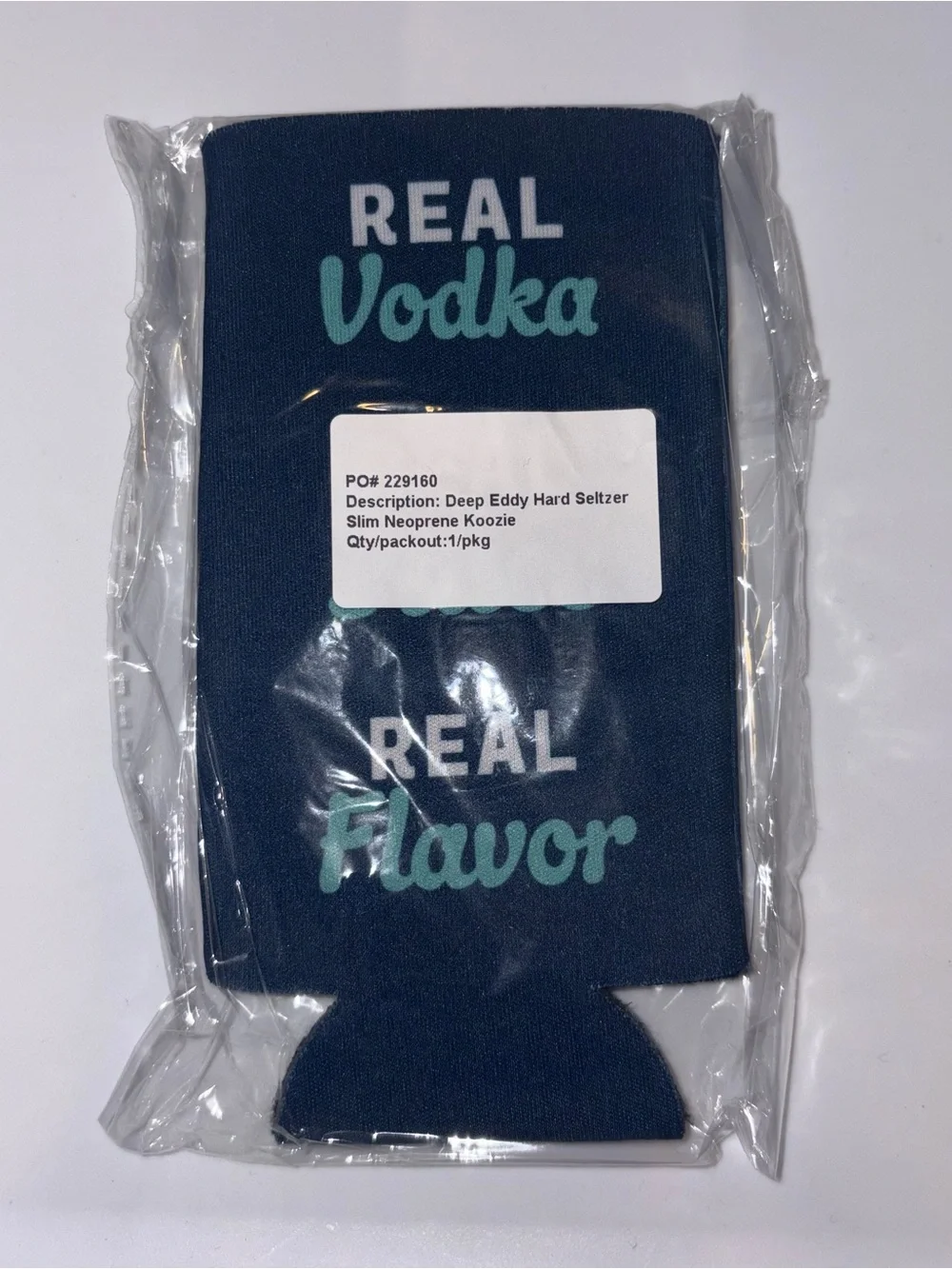 NWT Deep Eddy Vodka Blue Drink Koozie Can Cooler